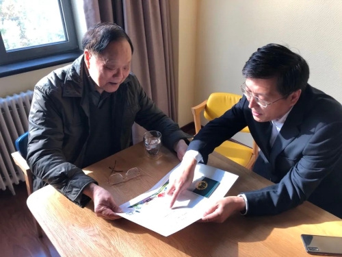 送服务求良策市人社局拜访中国科学院院士佟振合